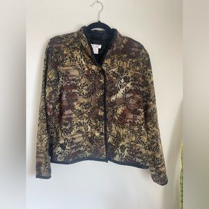 Floral light weight jacket ~